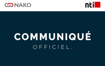 Communiqué Officiel : NTI Group accueille le Groupe français NAKO et EUROSTUDIO